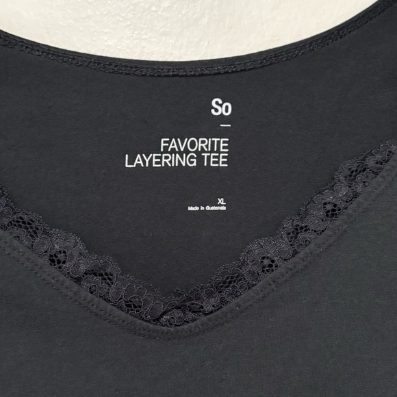 So Black top size x-large - Picture 2 of 4